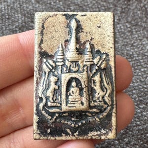 Thai Buddha and Garuda amulet Talisman bring wealth, empower,protection well-being, success in life