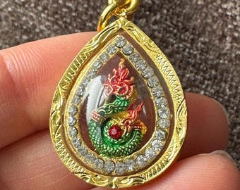 スターフルーツタイのお守りブレスレット：LPレック、メッタチャーム