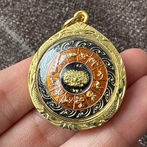 Aus Bösem Gutem machen, Schutz, Reichtum, Wunderwunsch Gun-Canga Thai Talisman Amulett Anhänger.