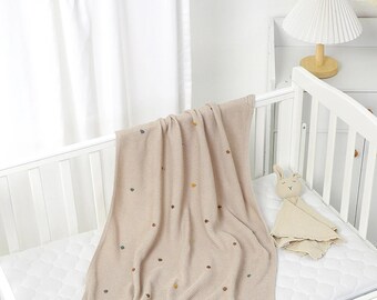 Ultra-Soft Cotton Muslin Swaddle Wrap for Newborns | Infant Kids Boys Girls Blankets 90x70cm