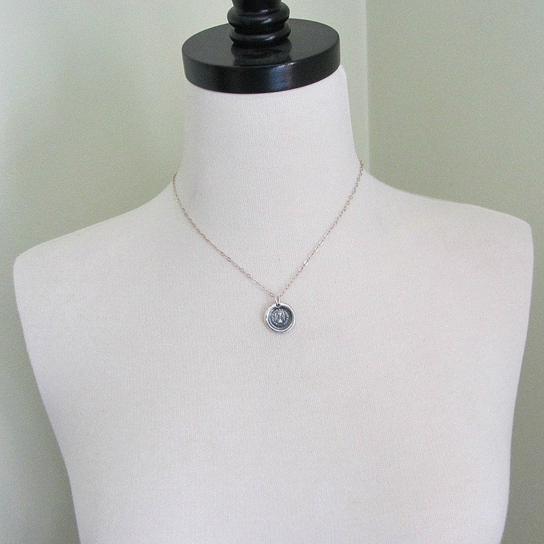 Time Wax Seal Necklace You Can/'t Fight Time FP385 Winged Hourglass