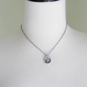 Broken Anchor Wax Seal Necklace......Don't Despair, Have Hope french wax seal jewelry in sterling silver image 6