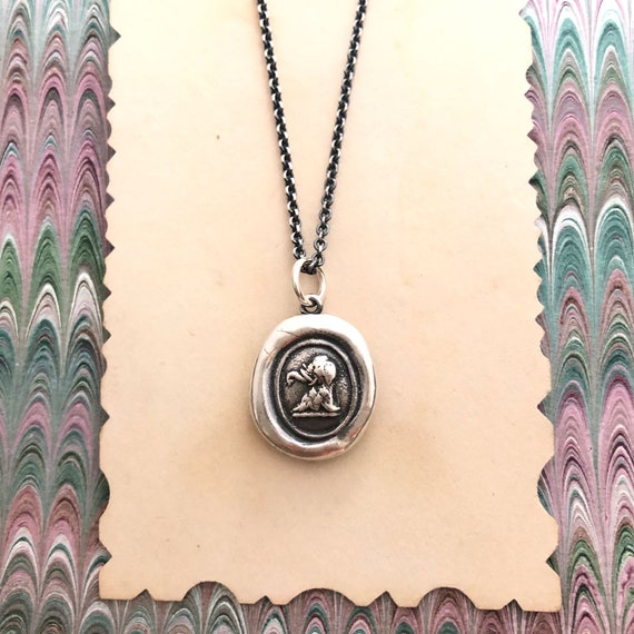 72-688B - Sterling Silver Black Enamel Pendant with Necklace 72-688B - Sterling Silver Black Enamel Pendant with Necklace