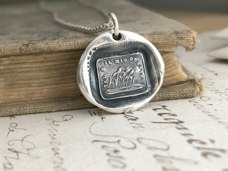 Resilience Necklace Wax Seal Jewelry Weathering the Changes Inspirational Gift image 7