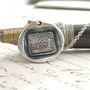 Resilience Necklace Wax Seal Jewelry Weathering the Changes Inspirational Gift image 5