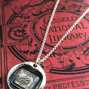 Resilience Necklace - Wax Seal Jewelry - Weathering the Changes - Inspirational Gift