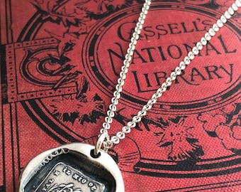 Resilience Necklace - Wax Seal Jewelry - Weathering the Changes - Inspirational Gift