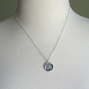 If I Lose You I am Lost wax seal necklace Sailboat Polar Star Sterling Silver Wax Seal Jewelry image 3