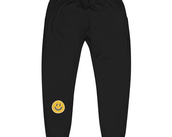 Happy Face Unisex fleece sweatpants