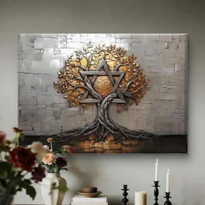 Jewish Family Tree of Life Art: Judaica Digital Download Print