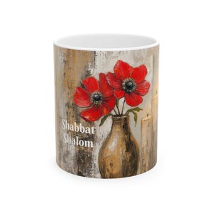 Israel Tasse Jüdisches Geschenk | Keramiktasse Jüdisches Geschenk | Einzugsgeschenk israelisch, jüdischen Housewarming Geschenk, Hebräisch Kaffeebecher Shabbos Geschenk