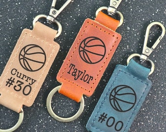 Basketball Keychain, Basketball Team Gifts, Basketball Senior Night Gifts, Personalized Basketball Gifts, End of Season, Basketball Banquet