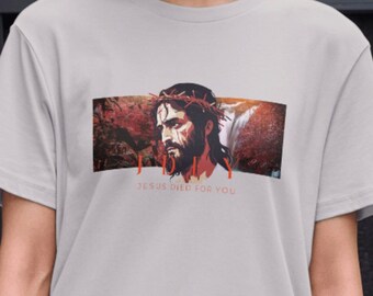 Nature of Christ (On Front) Unisex T-shirt, Christian Clothing, Christian Apparel, Christian Gift, Jesus Shirt, Jesus Clothing