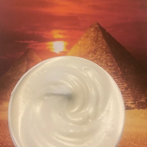 Egyptian Amber - Triple Whipped Shea Butter Organic  Infused with Essential Oil Heal Dry Skin Scalp Chapped Hands Feet 16 oz - FREE SHIPPING