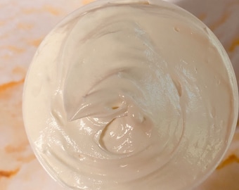 Vanilla Ice Cream- Triple Whipped Shea Butter Organic Natural Fragrance Heal Dry Skin Moisturizer Hands Feet Vegan 16 oz FREE SHIPPING