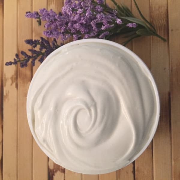LAVENDER VANILLA Triple Whipped Organic Shea Butter Dry Skin Cream Moisturize Body Natural Chemical Free Vegan 16 oz