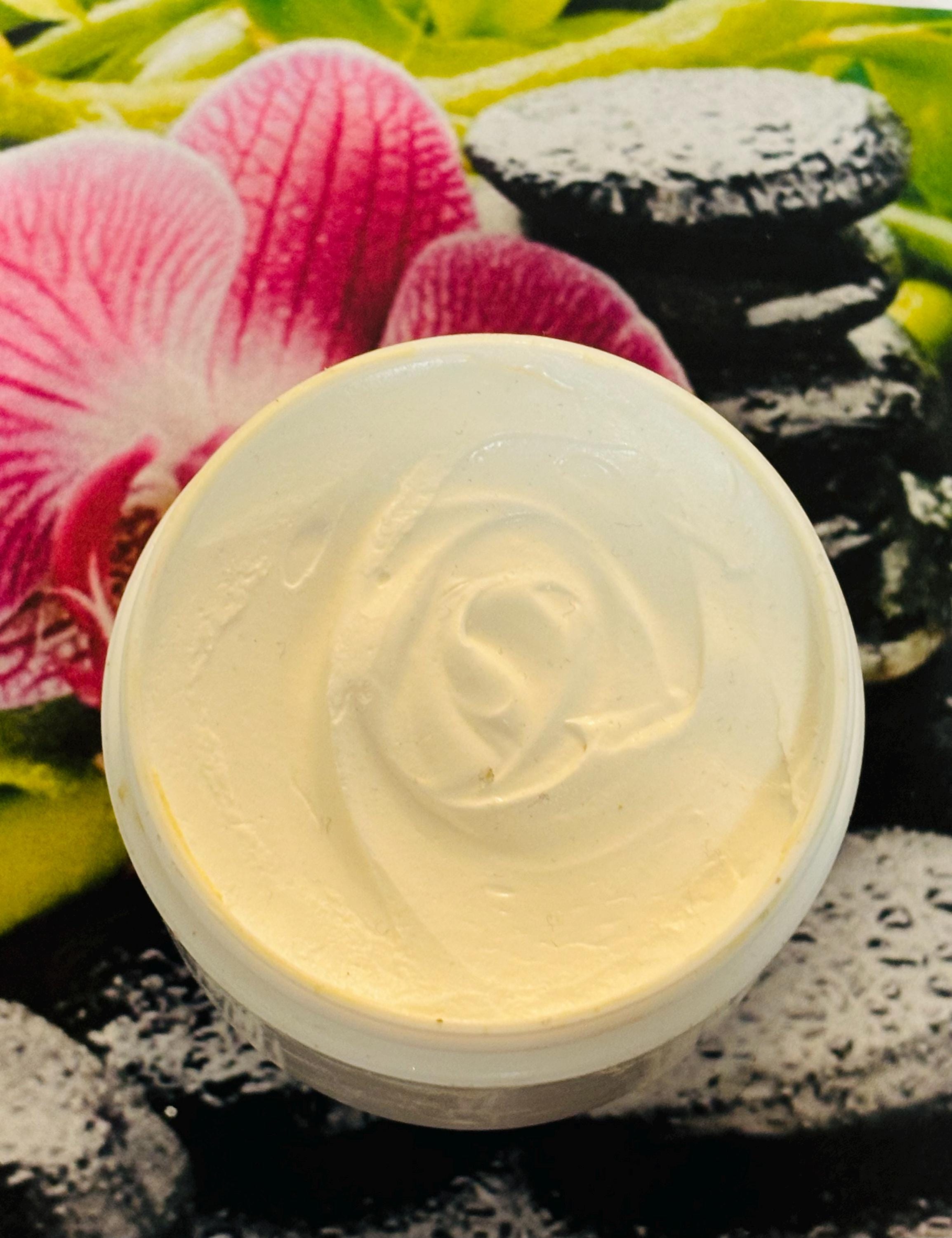 LEMONGRASS Triple Whipped Shea Body Butter Organic Natural Dry Skin Moisturizer Souffle Cream Self Care (Freshly Whipped) 16 oz FREE SHIP