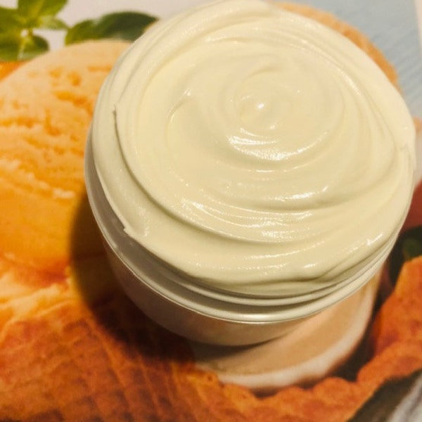 Orange Dreamsicle - Whipped Body Shea  Butter Skin Souffle Dry Skin Nourishment Cream Moisturizer - FREE Ship 16 oz