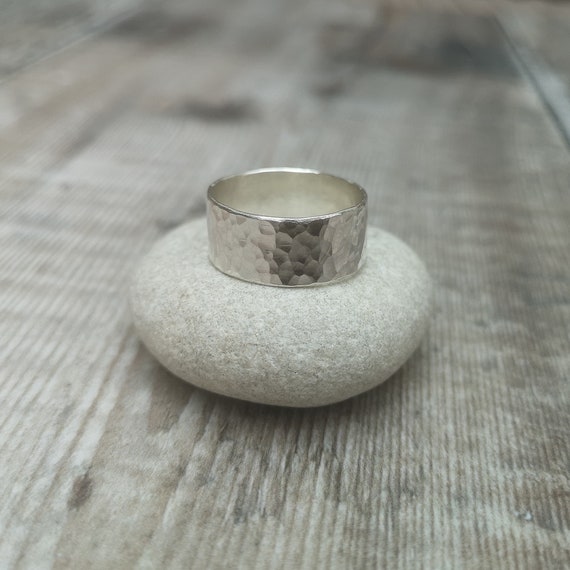 Etsy shop hammered ring