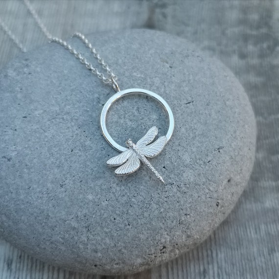 Etsy dragonfly deals necklace