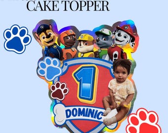 Paw Patrol cake toppers