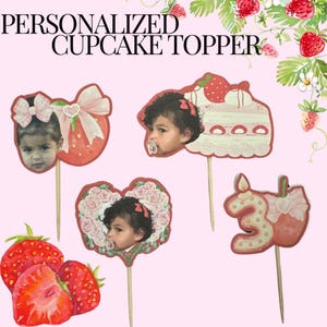 Personalized cupcake toppers