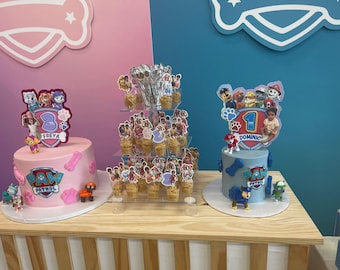 Personalized cupcake toppers