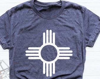 New Mexico Flag Shirt, New Mexico Shirt, State Flag Shirt, New Mexico Zia Shirt, New Mexico Gift, New Mexico Art Shirt,  New Mexico T-shirt