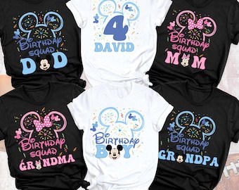 Disney Birthday Boy Shirt, family birthday boy Disneyland Tshirt, mickey birthday shirt, Disneyland Boy Tee, Mickey Mouse Birthday Outfit