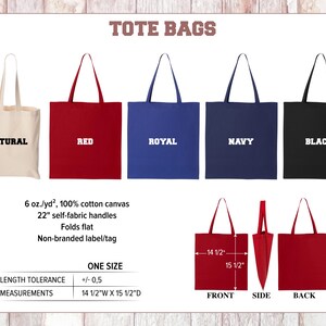 Grandma est 2025 tote bag, Custom two color tote bag, first time grandma tote bag, mothers day tote bags, grandma est bag, Grammy tote bags image 3