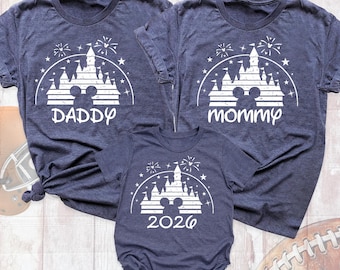 Custom Disney 2026 Shirt Family Matching Trip Shirts, Disneyworld Tshirt, Disney Vacation Shirt, Disneyland Travel Tee, Disney Birthday Tees