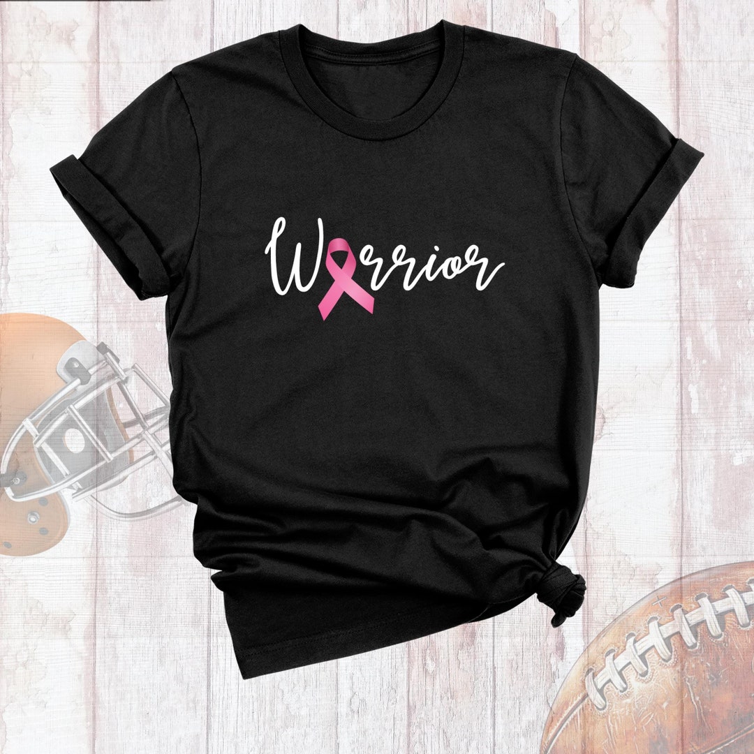 Warrior Breast Cancer Shirt, Cancer Awareness Shirt, Pink Ribbon Shirt ...