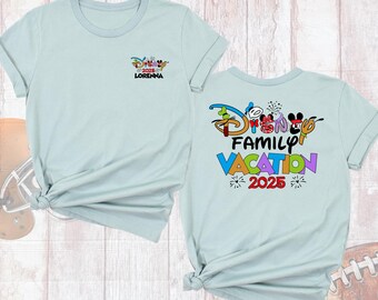 Personalized Disney Family Vacation Shirt, Family Disney Shirts, Disneyland Tshirt, Disneyworld Shirt, Mickey Minnie Shirt Disney Trip Tee