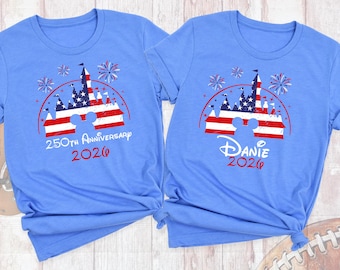Disney America 250th Anniversary Shirt Disney 4th Of July Tshirt Mickey 1776 2026 Shirt Disney USA Flag    Shirt Patriotic Disney Shirt