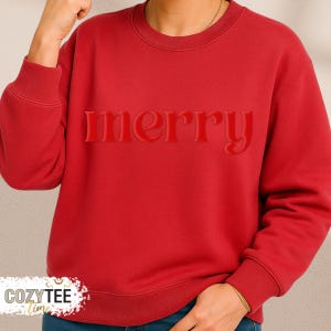 Sudadera navideña con relieve personalizado, suéter navideño abullonado, sudadera navideña con capucha con impresión 3D, sudadera navideña de cuello redondo, sudadera navideña para fiestas familiares