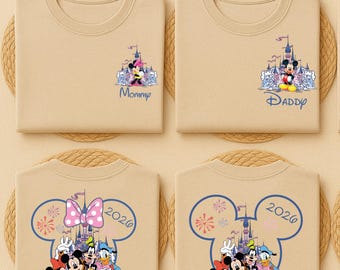 Disney Family Trip Castle Shirts Mickey Minnie Friends Shirt, Matching Disneyworld Shirt, Custom Disney Vacation Shirt, Disneyland Group Tee