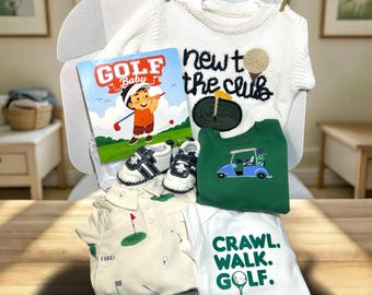 Luxury Golf Baby Shower Gift Box – Angel Dear Collection 0-3M