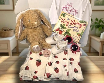 Strawberry Theme Baby Girl Gift Box - 6-12 Month