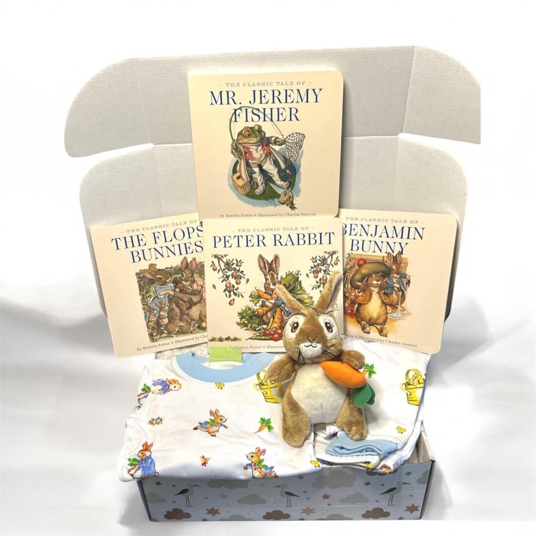 Peter Rabbit Baby Gift Set Classic Gift Box With Pajamas, Plush, Baby ...