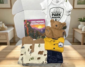 Park Ranger Baby Shower Gift Set - Good Morning National Parks