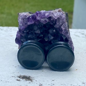 Hematite Plugs Gauges 1”/ 25mm