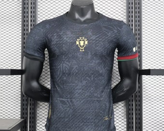 Camiseta de fútbol coleccionista SIU Cristiano Ronaldo Portugal jugador versión fútbol