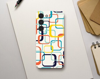 Vintage Minimalism Phone Case, Retro Eclectic Aesthetic, Samsung Galaxy S23 S22 S21 S20 Ultra Plus