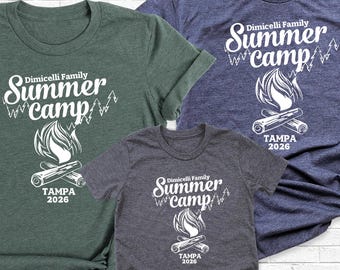 Family Camping Shirt Summer Camp Shirts, Camping Matching Tees Grandparent Camp Shirt, 2026 Camp Shirt Family Camp Shirt, Cousin Camp Tshirt