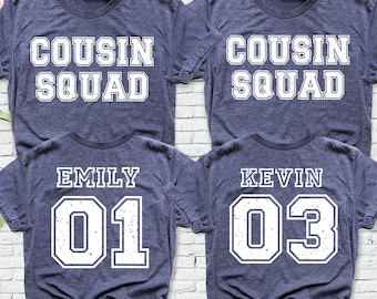 Cousin Squad Shirt Cousin Crew Shirts Matching Cousin Tee, Custom Cousin Tshirt, Cousin Trip Shirt, Cousin Vacation Tees Cousin Team Outfit