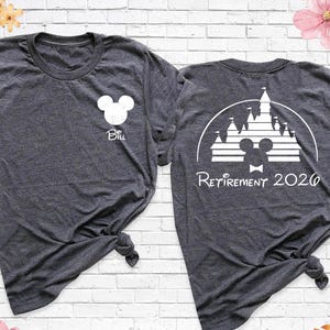 Disney Family Trip Retirement Shirt Disneyworld Retired Tee by hitandmoreclothing