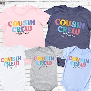 Cousin Crew Shirt Matching Cousins Shirt Cousin Squad Shirt, Cousin Reunion Shirt Cousin Announcement, Big Cousin Shirt, Little Cousin Shirt