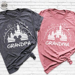 Disney Grandparent Shirts, Disneyland Grandma Shirt, Disney Grammy Shirt, Papa Mickey Shirt, Mimi Minnie Tshirt, Gigi Disney Grandpa Shirt