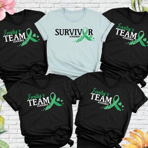 Liver Cancer Shirt, Green Ribbon Shirt, Survivor Shirt, Liver Cancer Team Shirt, Cancer Family Shirt, Cancer Group teess, Cancer Awareness