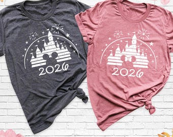 Disney 2026 Shirt Family Trip Tee Custom Disneyland Shirt, Disneyworld Matching Tee, Disney Family Tee, Disney Tshirt, Disney Vacation Shirt